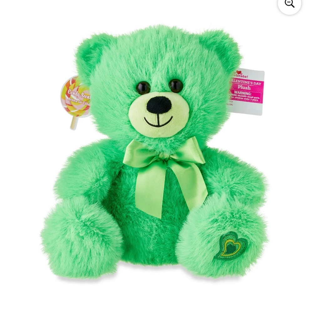 Fluffy Green Teddy Bear